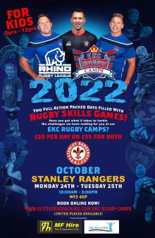 Half Term Rugby Camps Oct 2922