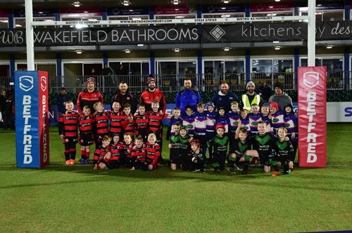 Stanley Rangers U7s and U8s at Wakefield Trinity