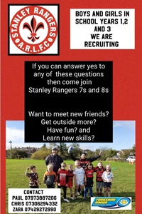 Under 7s and 8s players wanted