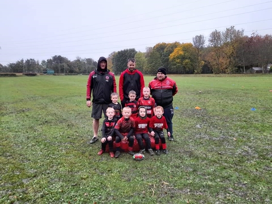 Stanley Rangers Minis in the rain, 2021