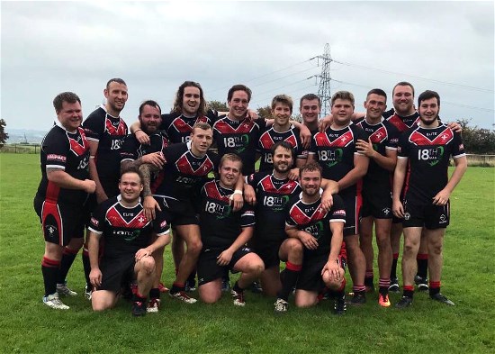 Stanley Rangers team at the Waterhead Warriors game