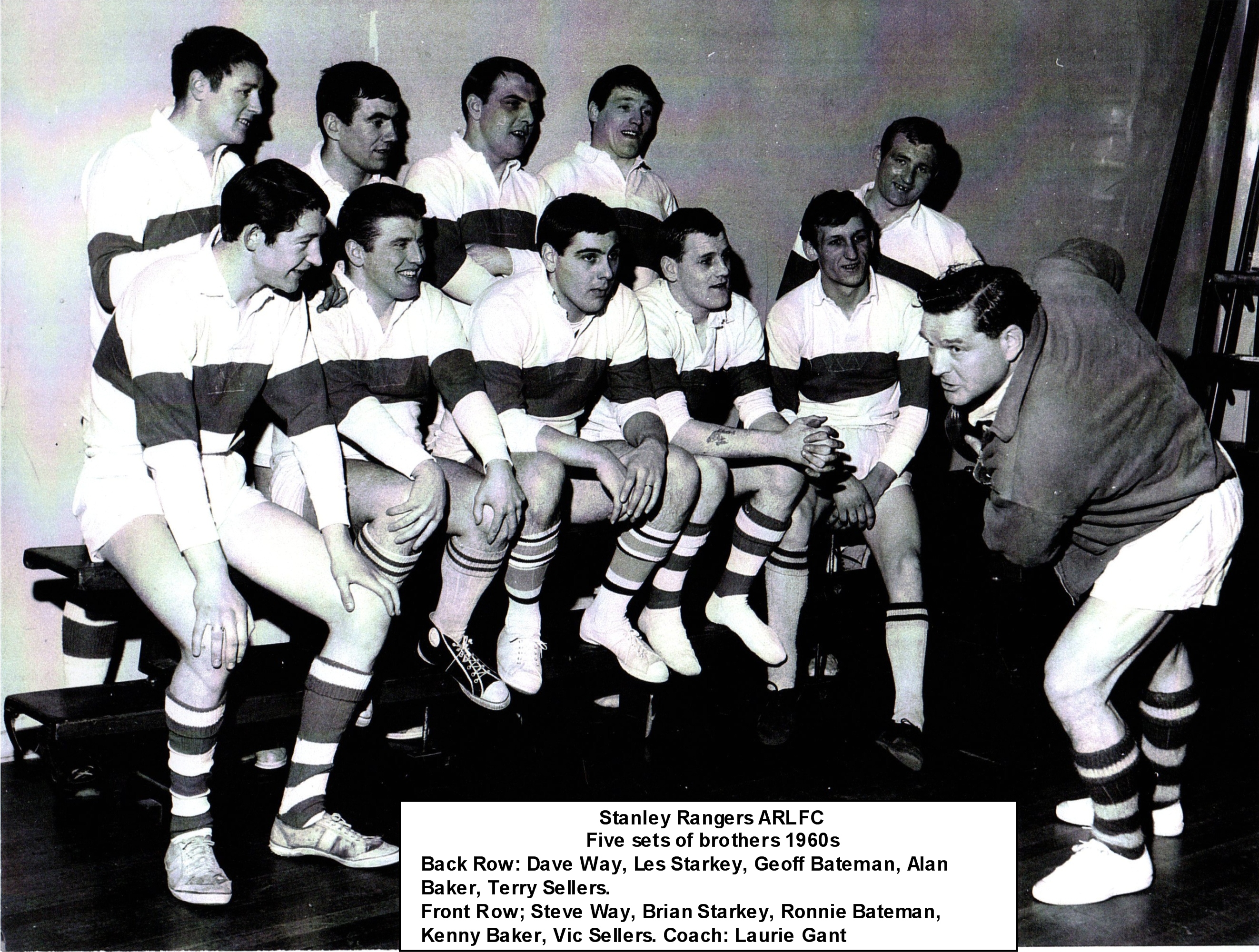 Brothers playing for Stanley Rangers 1960s