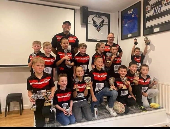 Presentation Evening Under 8s team